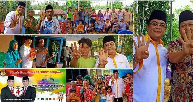 Ivan Wirata (IW) saat bersilahturahmi dengan Ibu-ibu BKMT Desa Baru, Mestong.