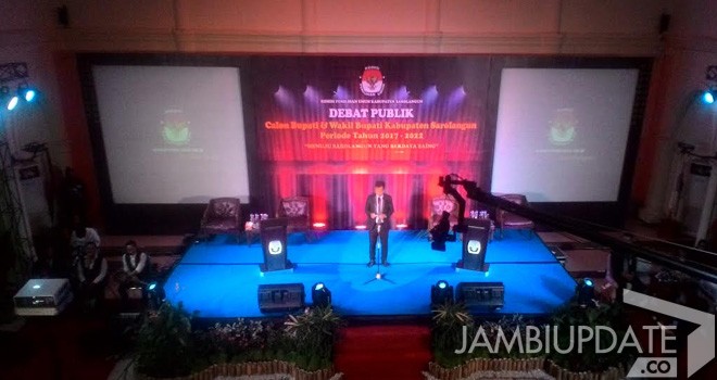 Debat Cabup Sarolangun.