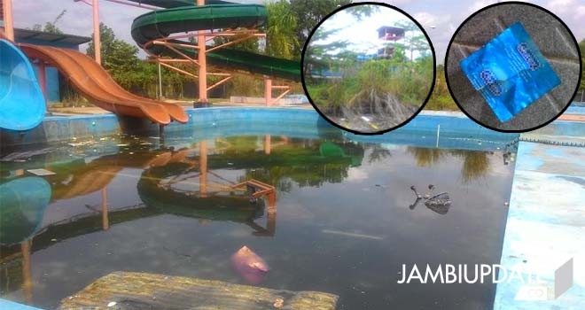 Kondisi Waterboom di Kabupaten Batanghari yang memprihatinkan.