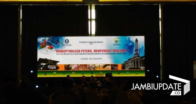 Pertemuan tahunan Bank BI dengan beberapa instansi di Swiss Bell Hotel.