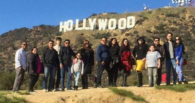 Foto Setya Novanto (tiga kanan) yang beredar di kalangan wartawan. Foto: ist.for JPNN.com