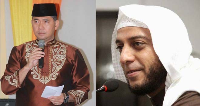 Walikota Jambi, SY Fasha dan Syekh Ali Jaber.