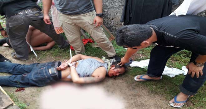 Pelaku yang berhasil ditangkap polisi. Foto : Istimewa