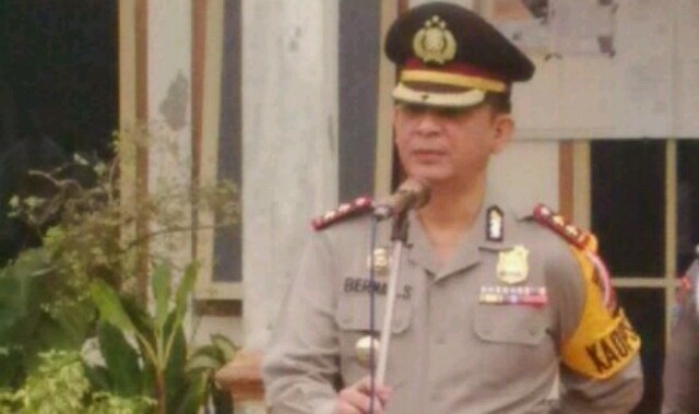 Kapolresta Jambi, Kombes Pol Bernard Sibarani.