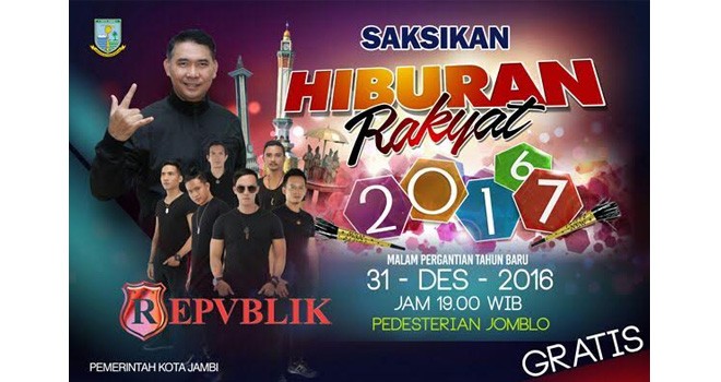 Hiburan rakyat pemerintah kota jambi.