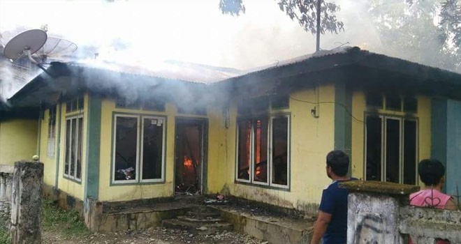 Satu rumah warga terbakar di Tanjung Gedang, Bungo.