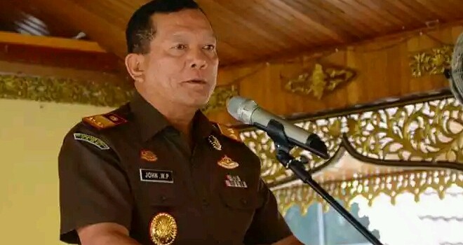  Kepala Kejati Jambi, Jhon Walinsong Purba, SH, MH melakukan kunjungan kerja Monitoring dan Evaluasi Pelaksanaan Pekerjaan dan Program Pembangunan ke Batanghari.
