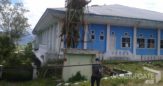 GOR Kerinci saat ini kondisinya memprihatinkan.