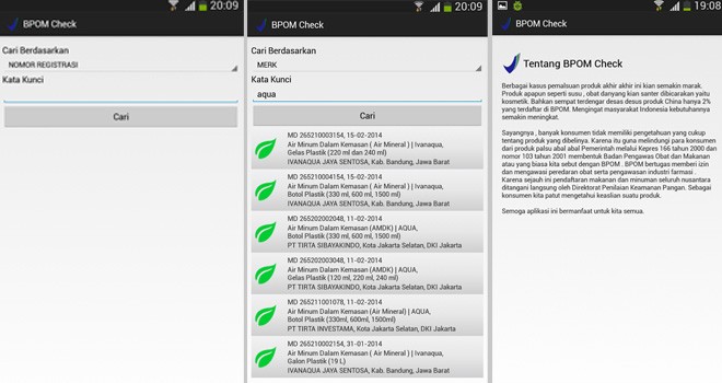 Aplikasi Cek BPOM.