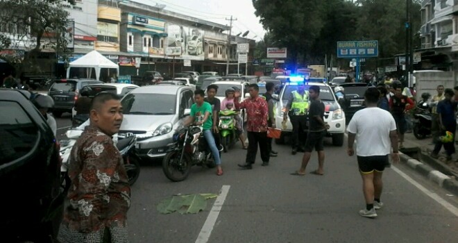 Lokasi kejadian yang menewaskan mahasiswi unja.