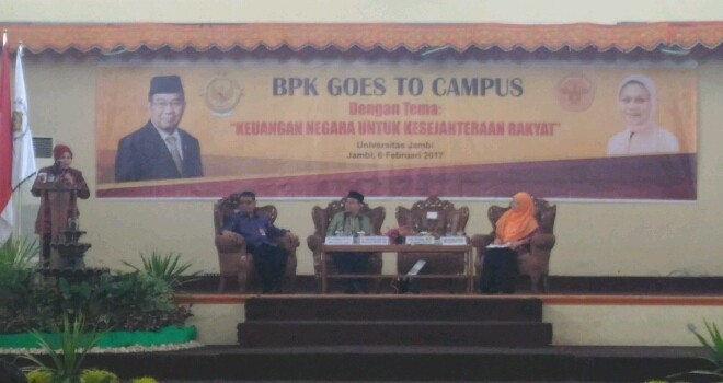 Badan Pemeriksaan Keungan (BPK) RI, dalam rangkaian BPK Goes To Campus.