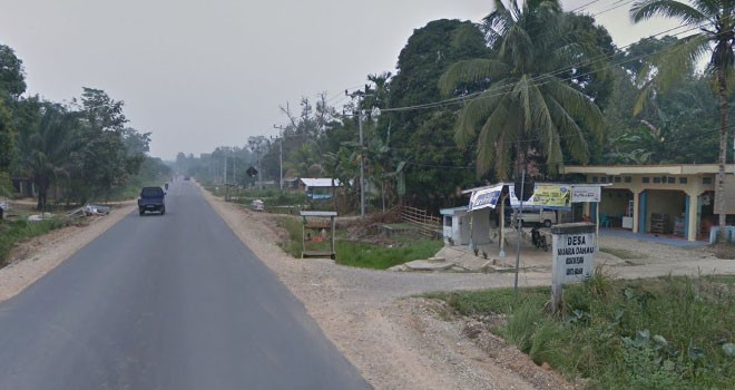 Desa Muara Danau. Foto : Google Map