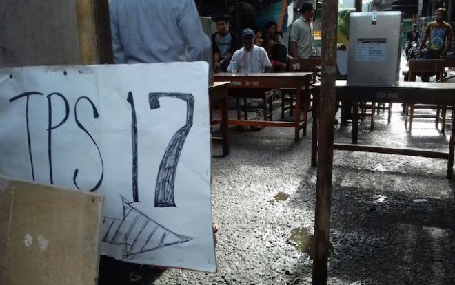 TPS 17 Gang Paski, Jalan Petamburan III, Tanah Abang, Jakarta Pusat yang dekat dengan markas FPI (ELFANNY/JAWAPOS.com)