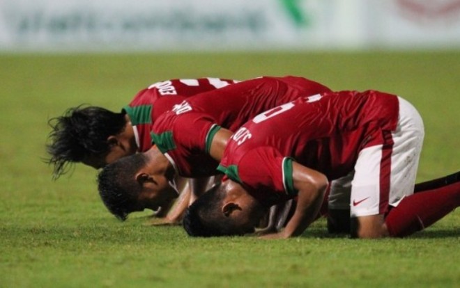 Garuda Muda bergabung di Grup B (Hendra Eka/Jawa Pos)