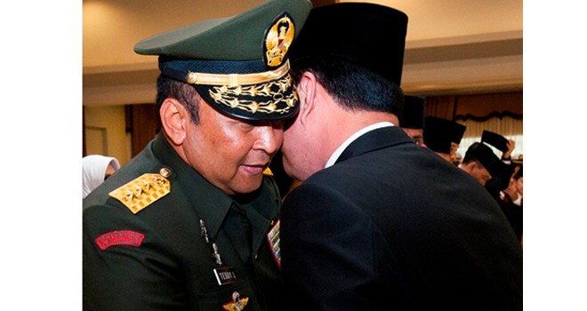 Teddy Lhaksmana saat dilantik sebagai Wakil Kepala BIN. Foto :www.bin.go.id