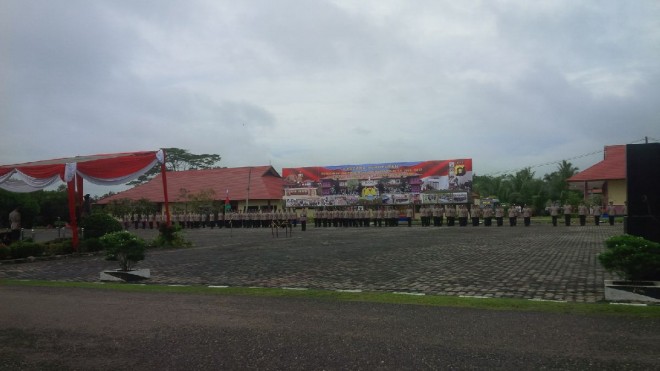 Pelantikan 120 Bintara Polda Jambi.