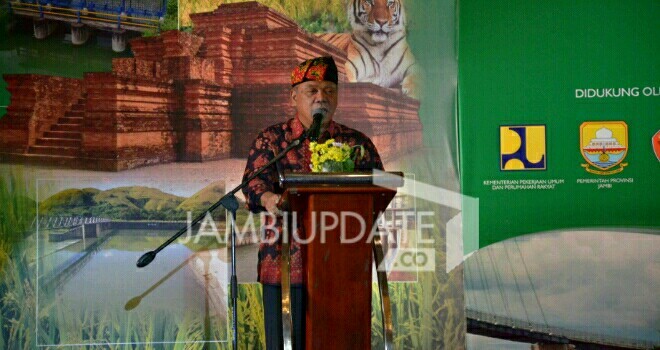  Menteri Pekerjaan Umum dan Perumahan Rakyat (PUPR), Basuki Hadimuljono saat menghadiri Kongres Rapat Anggaran Tahunan (KRAT) di Abadi Suite Hotel.