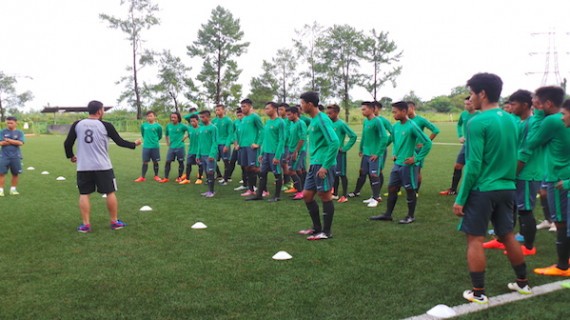Latihan Timnas Indonesia. Foto. Dok JPNN