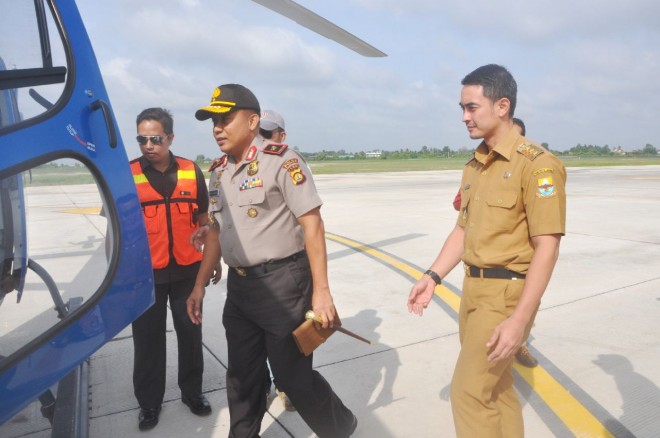 Gubernur bersama Forkopimda sampai di Batang Merangin