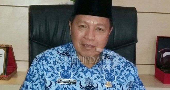 Sekretaris Daerah (Sekda) Kabupaten Sarolangun H Thabroni Rozali.
