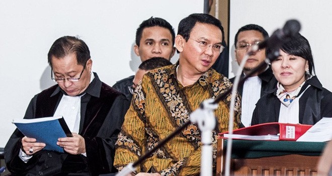 Basuki Tjahaja Purnama (Pool/Indopos/JawaPos.com)