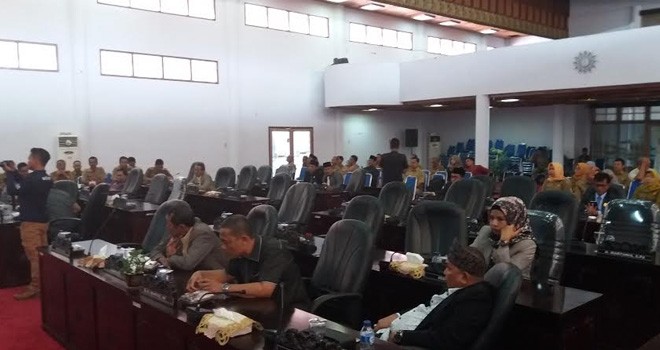 Rapat Paripurna Dewan Perwakilan Rakyat Daerah (DPRD) Bungo.