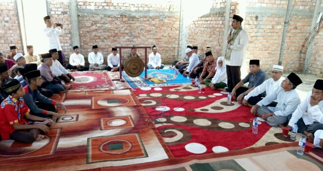 SAH saat menghadiri peringatan isra miraj Nabi Muhammad SAW. 