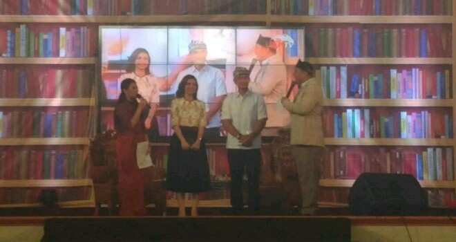 Najwa Shihab mengisi Talk Show dan Dialog literasi Ditengah Arus Kekinian untuk Jambi yang juga dihadiri Gubernur Jambi,  Zumi Zola. 