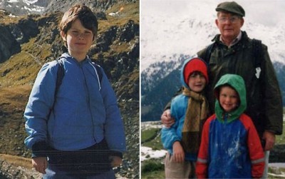 PAHLAWAN: Nicholas Green. Reg Green bersama Eleanor, adik Nicholas, dan Nicholas.(Reg Green via BBC)