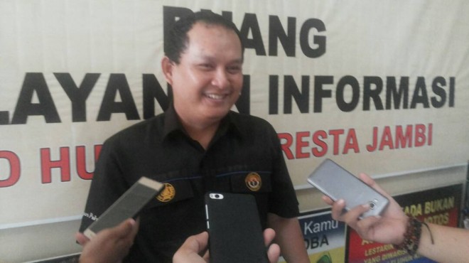 Plt Kasubag Humas Polresta Jambi, Brigpol Alamsyah Amir.