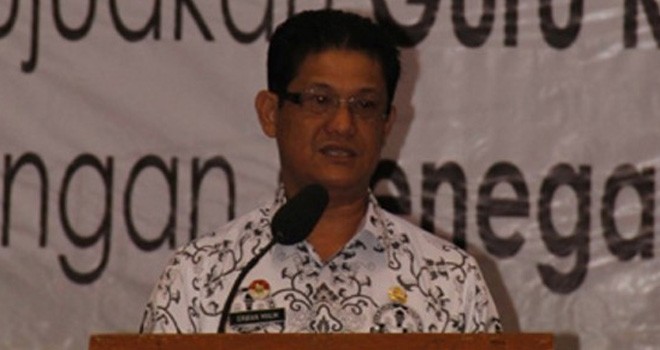 Plt Sekda Provinsi Jambi, Erwan Malik.