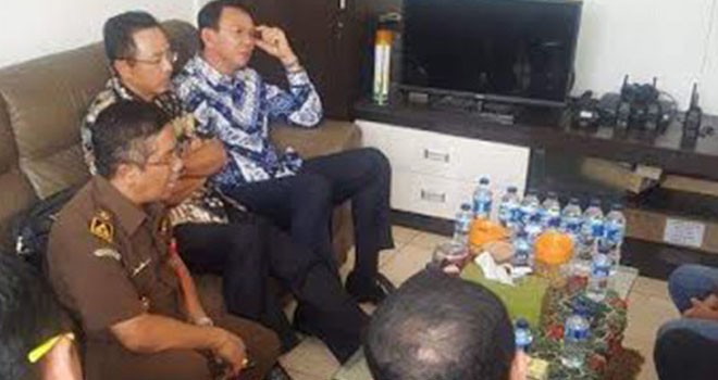 Terdakwa Basuki Tjahaja Purnama berada di Rutan Klas I Cipinang, Jakarta Timur, Selasa (9/5) siang. Foto: Subag Publikasi Humas Ditjen Pemasyarakatan Kementerian Hukum dan HAM.