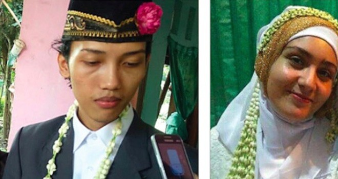 Bule Italia Ilaria Montebianco dan Dzulfikar.