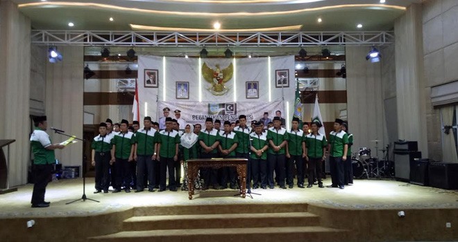 Pelantikan Pengurus Majelis Daerah Kops Alumni Himpunan Mahasiswa Islam (KAHMI) Kota Jambi.