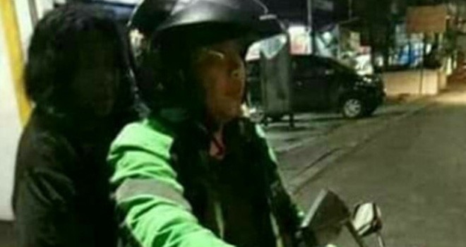 Driver Go-Jek Mengantar Hantu. Foto: dramauber_id