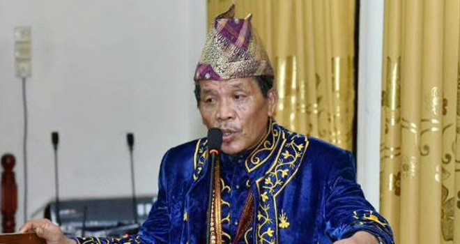 Ketua Lembaga Adat Melayu Tanah Pilih Pusako Batuah Kota Jambi Datuk H. Azrai Al-Basyari.