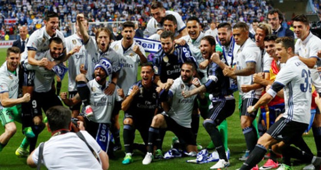 Real Madrid juara La Liga 2016-17. Foto: Marca