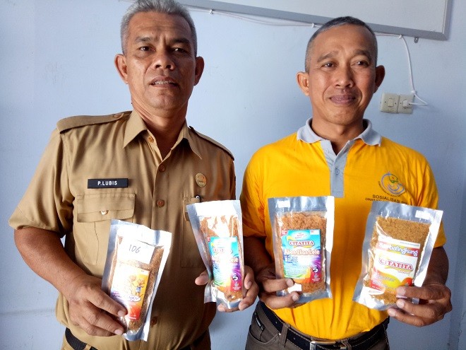 Abon ikan lele yang sudah bergairah di pasar Nasional.