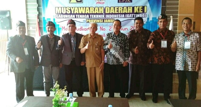 Pelantikan Pengurus DPD Gattindo Jambi.