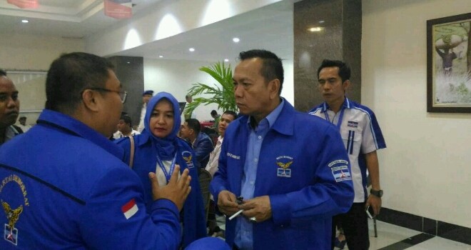 Jasasila walk out dari Muscab DPC Demokrat Batanghari.