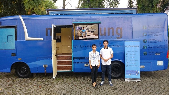 MySamsung Service Bus hadir di Kampus IAIN dan Jambi Town Square.