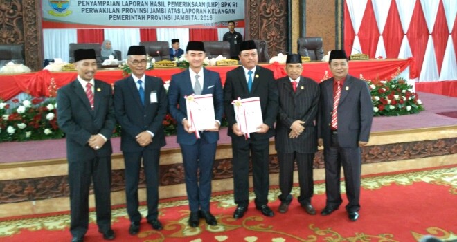 Pemprov Jambi Raih Opini WTP.