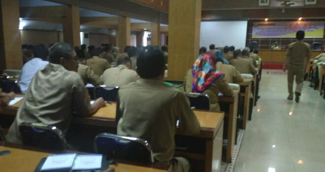 Peserta lelang jabatan.