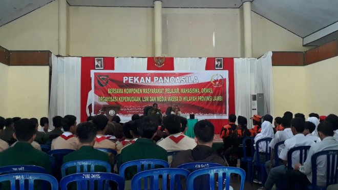 Korem 042/Gapu Gelar Pekan Pancasila.