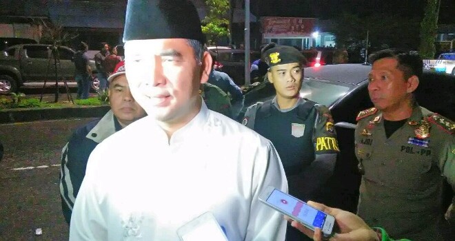 Walikota Jambi Sy Fasha saat Sambangi Lapas Klas IIA Jambi.