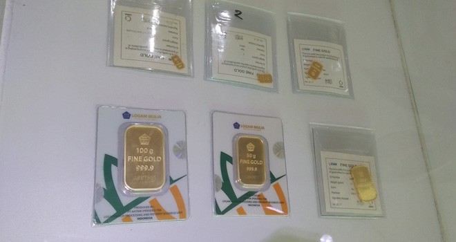 Harga emas. Foto : Yani / Jambi Ekspres