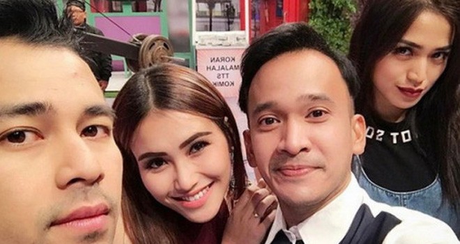 Raffi Ahmad, Ayu Ting Ting, Ruben Onsu dan Ayu Ting Ting. Foto Instagram