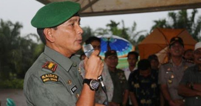 Komandan Korem 042/Gapu, Kolonel Inf Refrizal.
