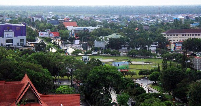 Salah satu bagian dari kota Palangka Raya (Dok.Jawa Pos)