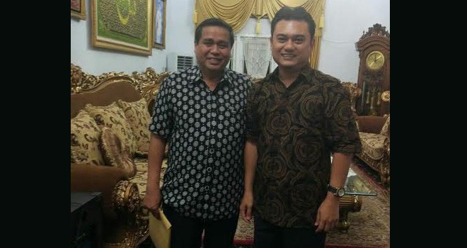 Sum Indra saat menemui HBD di kediamannya. 